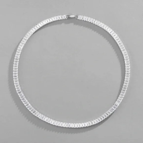 Unisex Zircon Fashionable Necklace - Picture 4 of 4